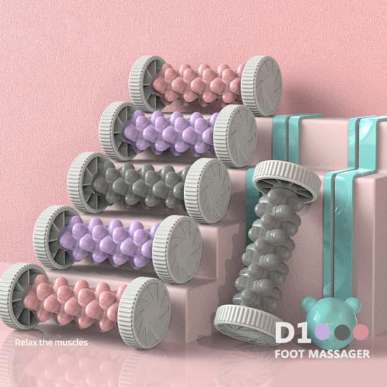 Ролик-массажер для ног, безопасный для кожи, многоразовый, для облегчения боли, восстановления пяток, рефлексотерапия, терапия триггерных точек, массажный ролик для ног