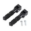 2Pcs Aluminum Pedals for Motorcycle Electric Car 8MM Universal 90 Degree Folding Support Rod