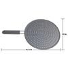 Silicone Splatter Screen With Handle Heat-resistant Oil Splash Guard Drain Board Cover Kitchen Frying Pan Lid Cooking Tools
