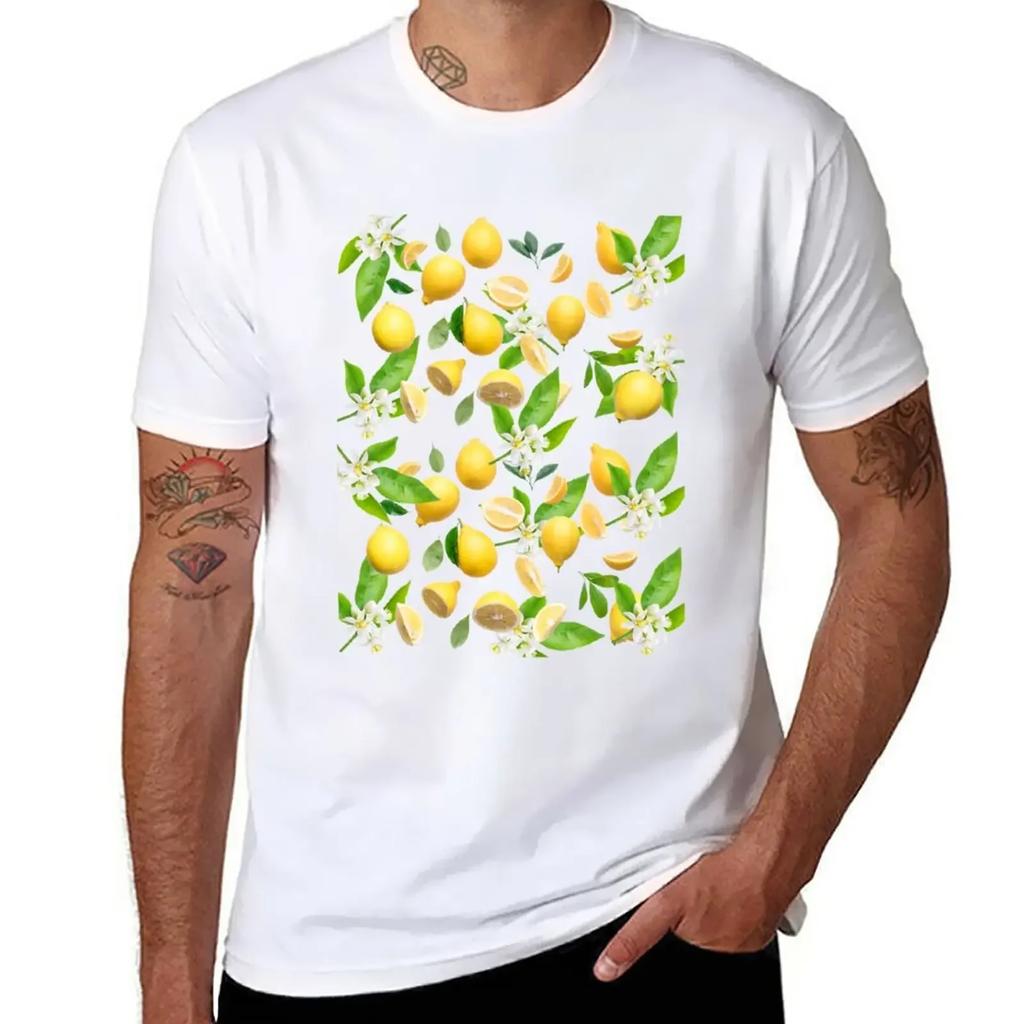 Refreshing Lemons T-Shirt plus sizes customizeds mens vintage t shirts