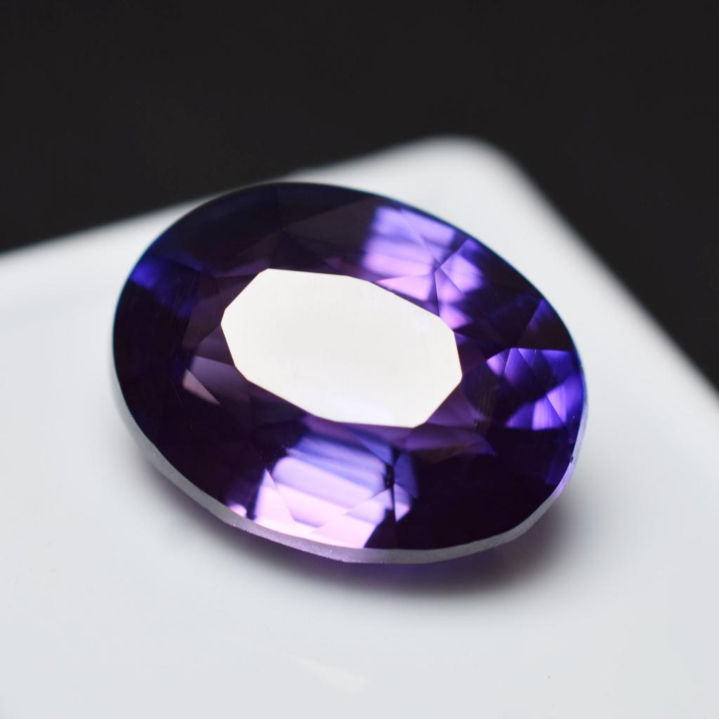 Oval Natural Purple Sapphire 10.50 Ct Excellent Certified Loose Gemstone