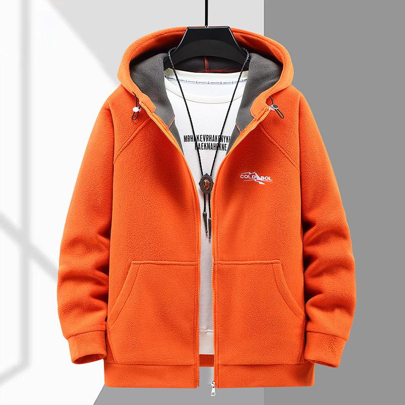 Men's Fall and Winter Thickened Shaker Jacket Oversized Warm Hooded Jacket