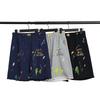 Men's Ink Splash Graffiti Summer Shorts: Trendy European & American Casual Wear for Teenagers