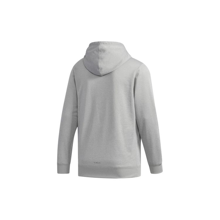 adidas Толстовка с капюшоном и принтом логотипа, мужские топы, серая DN1417