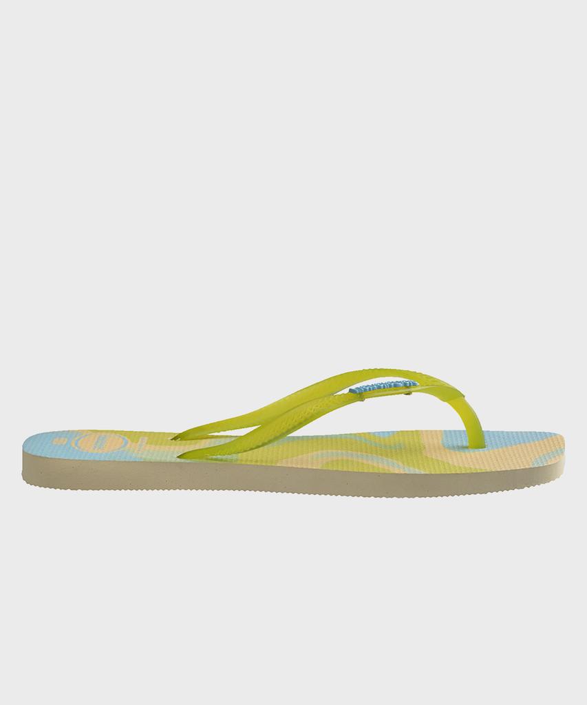 Шлепанцы Havaianas Slim Square Jelly Цвет: Сливочный