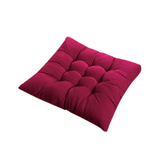 Chair Cushion Solid Color Anti Skid Wear-resistant Breathable Non-Slip Cushion for Home