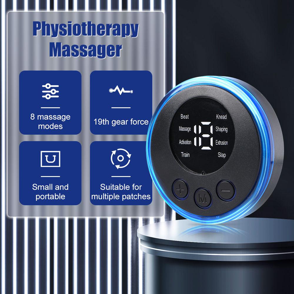 ABS тренажер беспроводной стимулятор мышц живота EMS умный фитнес-тренинг электрический массажер пояс для похудения USB перезарядка 1 шт.