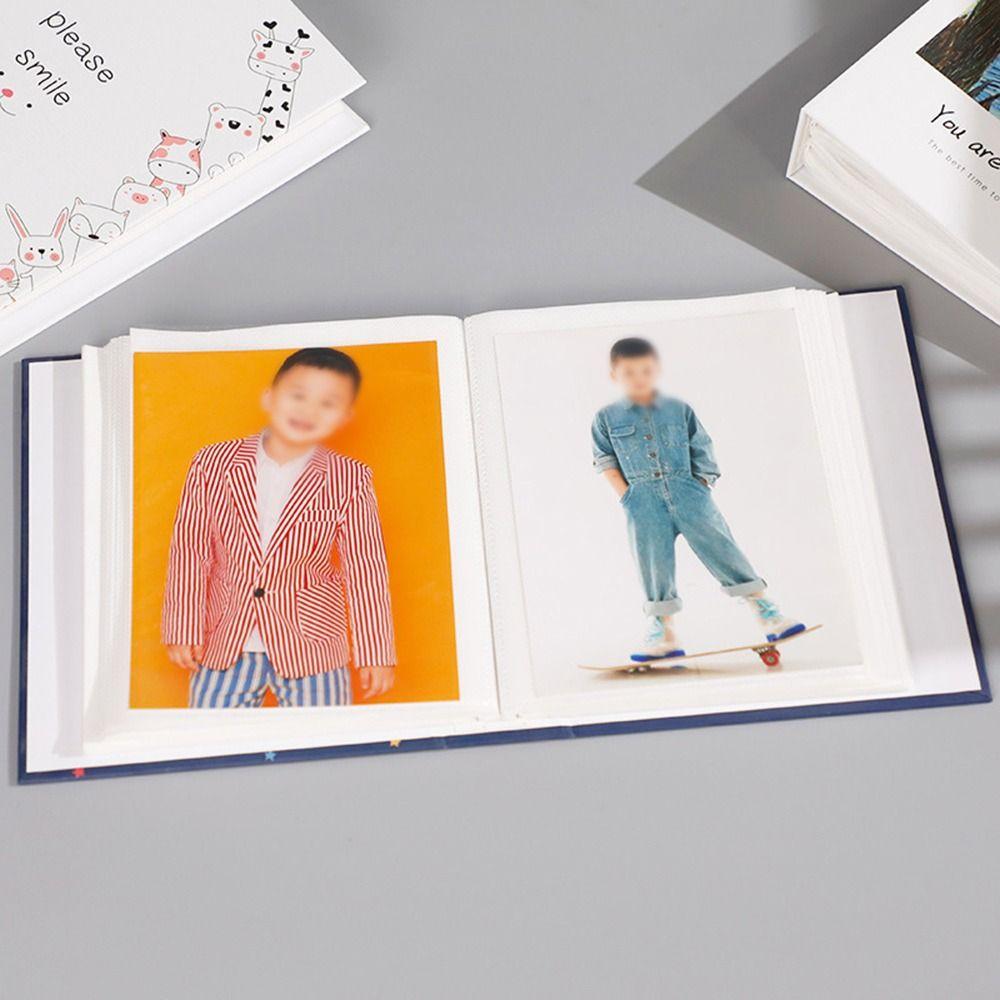 100 Pockets Photo Album DIY Photo Storage Album Creative Photo Collection Book Children