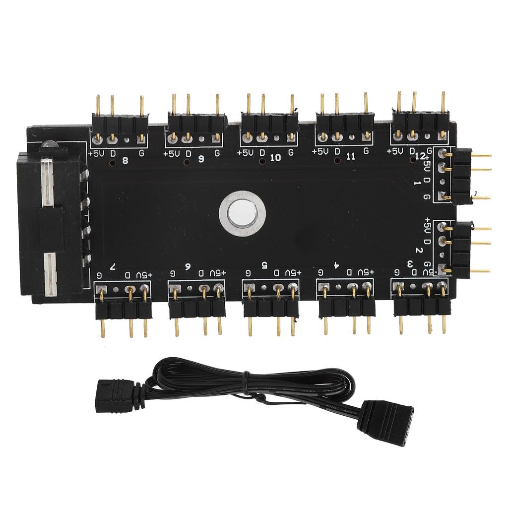 11-канальный разветвитель-концентратор 3PIN ARGB-интерфейс, удлинитель RGB-светодиодного устройства управления, аксессуары, интерфейс 5VIDE