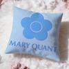 Классический логотип m-Mary Quant Наволочка Премиум-комфорт Двусторонняя Наволочка - Дизайн «Два в одном» для Любой Комнаты и Салона Автомобиля