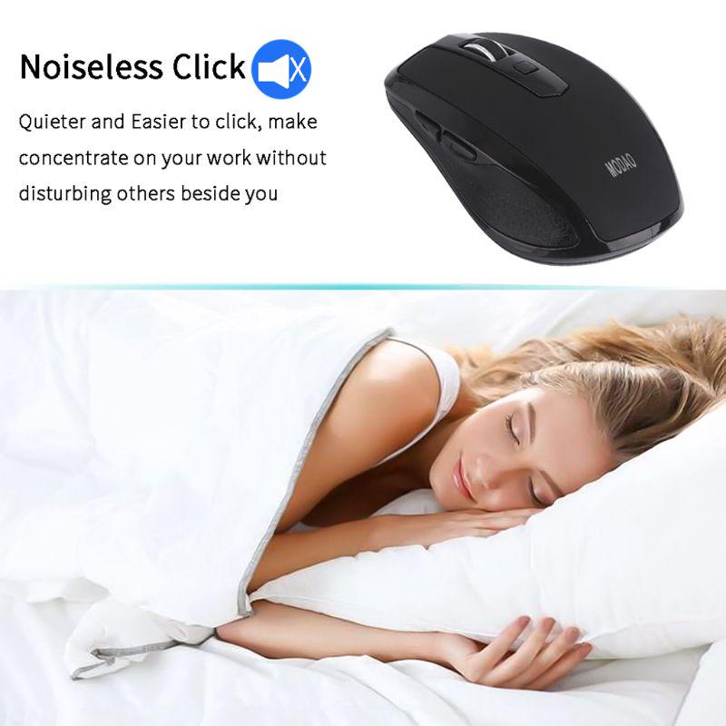 Gaming Wireless Mouse 2.4G 6-keys with 3 Adjustable DPI for Macbook Office