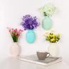 4Pcs Wall Mount Plastic Vase with Hook Home Office Indoor Cabinet Window