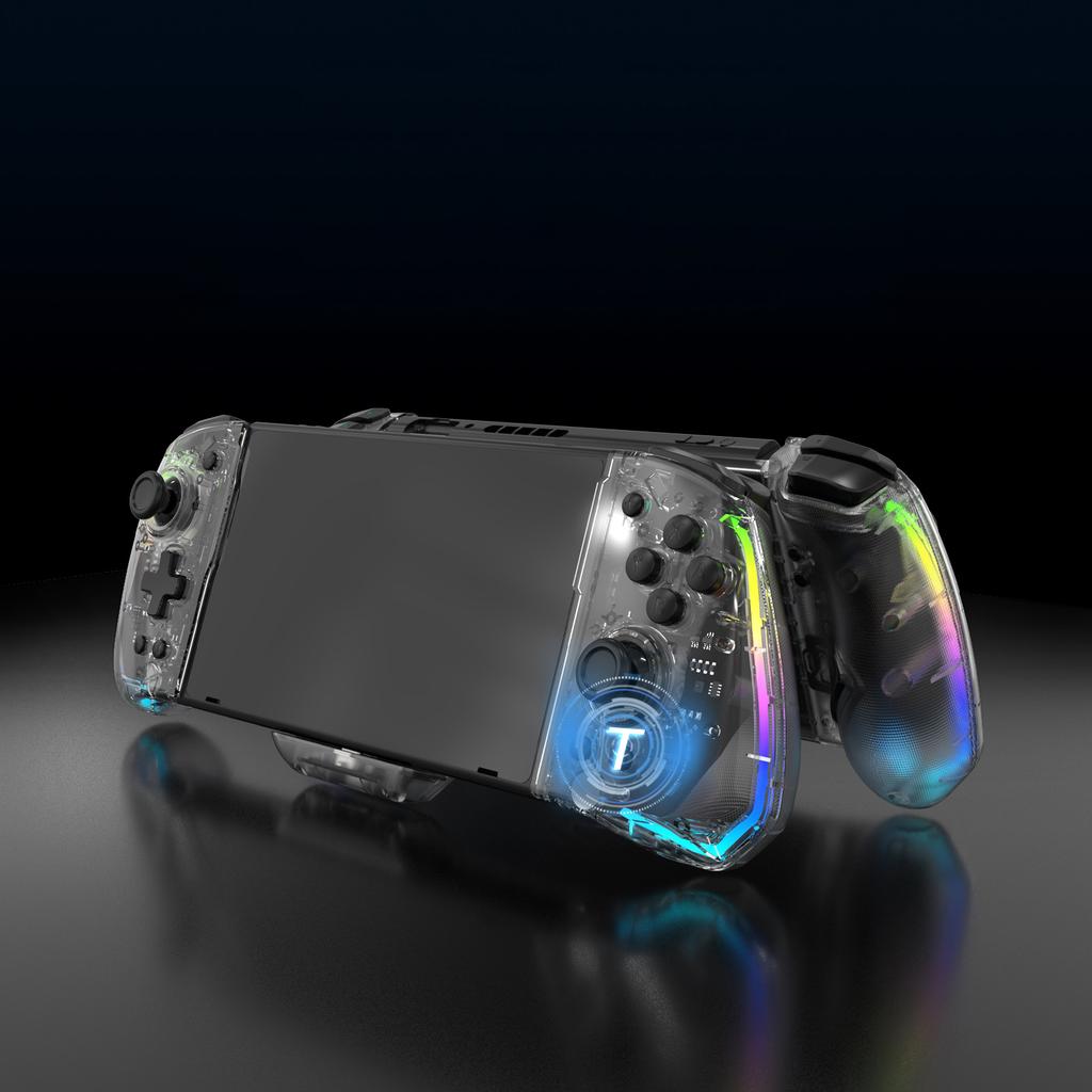 Yo YS43 Transparent Wireless BT Game Controller for Switch with Six-axis Gyroscope & Motion Sensing Joystick