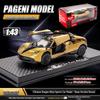1:43 Модель спортивного автомобиля Pagani Dragon из сплава с дверями типа «крыло чайки» - Игрушечная машина для детей