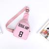 Children's Bag Printed Alphabet Shoulder Bag Cute Cartoon Baby Chest Bag Girls Crossbody Bag