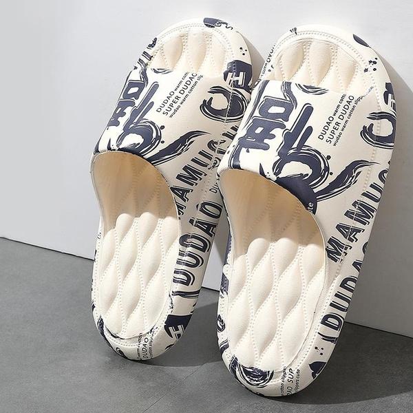 Мужские тапочки, повседневные, нескользящие, легкие тапочки из ЭВА для дома, улицы, летние сандалии, пляжа, бассейна, спортзала, ванной, душа, обувь больших размеров