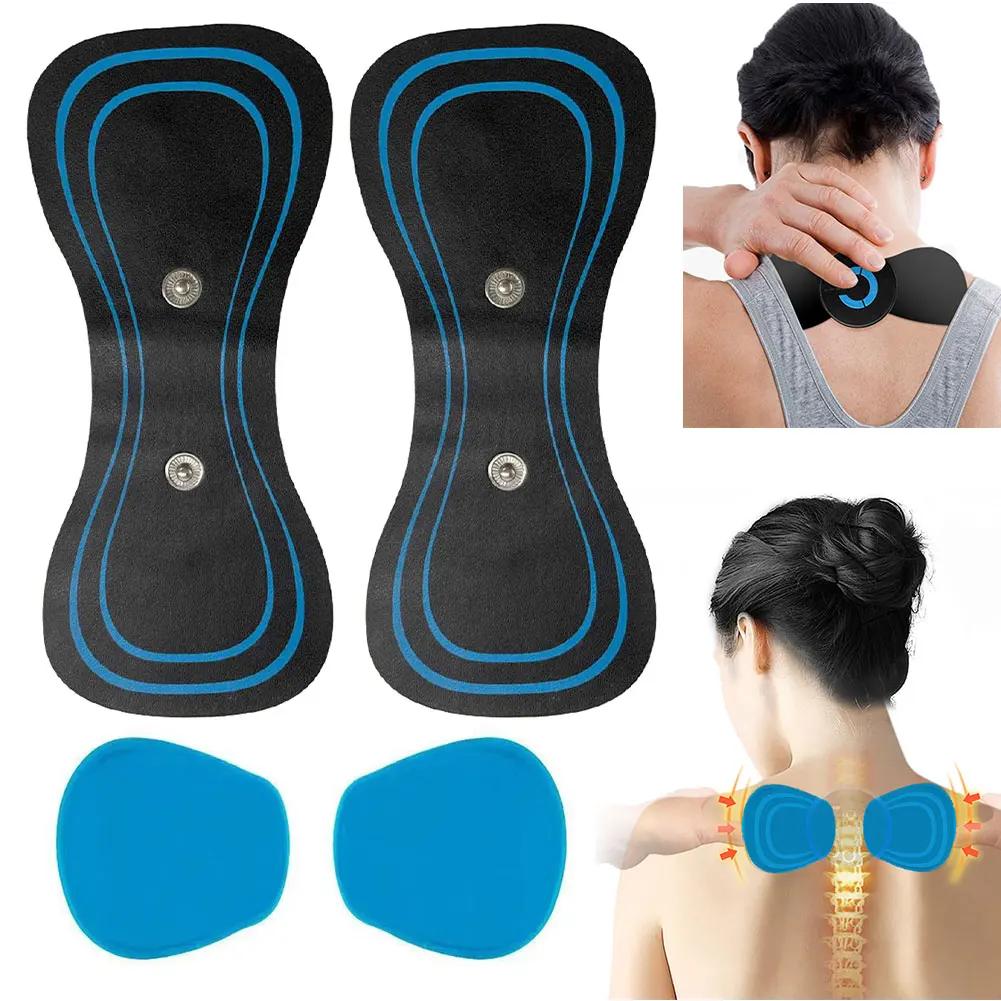 EMS Electric Neck Massager Lcd Display Cervical Massage Patch Low Frequency Pulse Muscle Stimulator Pain Relief Relaxation Tools