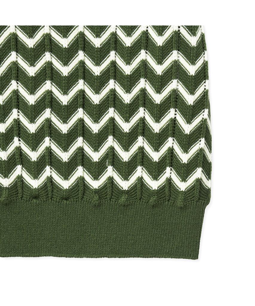 IOLO Bias Half Knit Shirt_Khaki