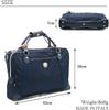 Orobianco DENVER TT 13-C (Blue-SCURONavy) 2-Way Business Bag, Genuine Leather and Limonta Nylon, Large Capacity, Men's, Made in Italy, Briefcase,