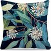Boho Eucalyptus Flower Pillow Cover Watercolor Botanical Print Soft Cushion Case For Sofa Bed Couch Nature Boho Home Decor