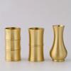 Медная бутылка для благовоний Посуда для благовоний Ремесла Бамбуковая ваза Бутылка для благовоний Латунная бутылка для хранения Церемония Чайные украшения