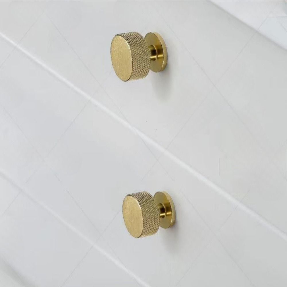 Круглая мебельная ручка с насечкой, простая ручка для шкафа, для дома