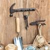 Промышленный Декор Рустикальные Чугунные Настенные Крючки Винтажная Железная Настенная Полка Декор Для DIY Форма Плоскогубцев Ключница Патио