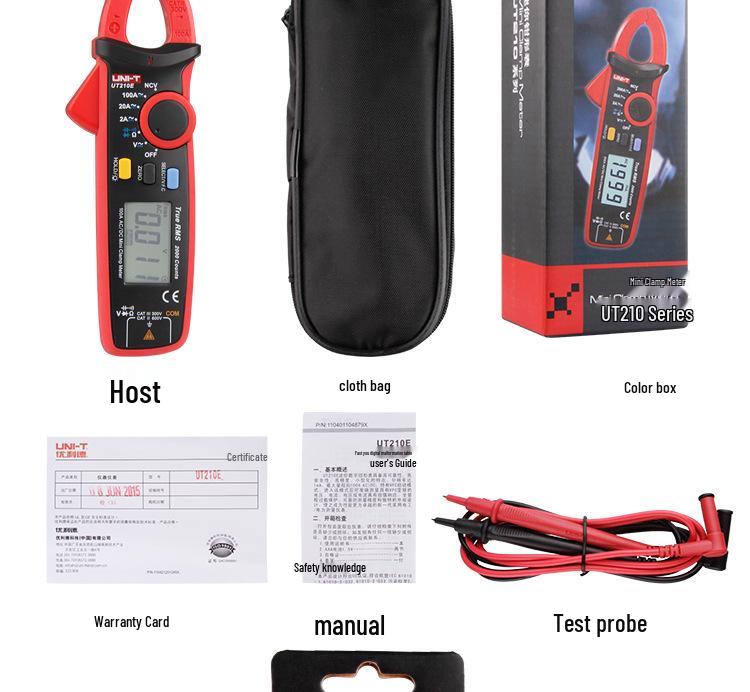 Uni-T Mini Digital Clamp Meter UT210E/UT210EMAX