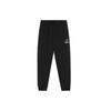 Wade Series Logo Print Cuffed Mid-Waist Knitted Sports Pants Men Bottoms Black AKLR407-1