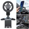 Магнитный держатель для телефона в автомобиль, вращение на 360°, магнитная подставка для телефона, регулируемое портативное автомобильное крепление для автомобильного солнцезащитного козырька, зеркала заднего вида