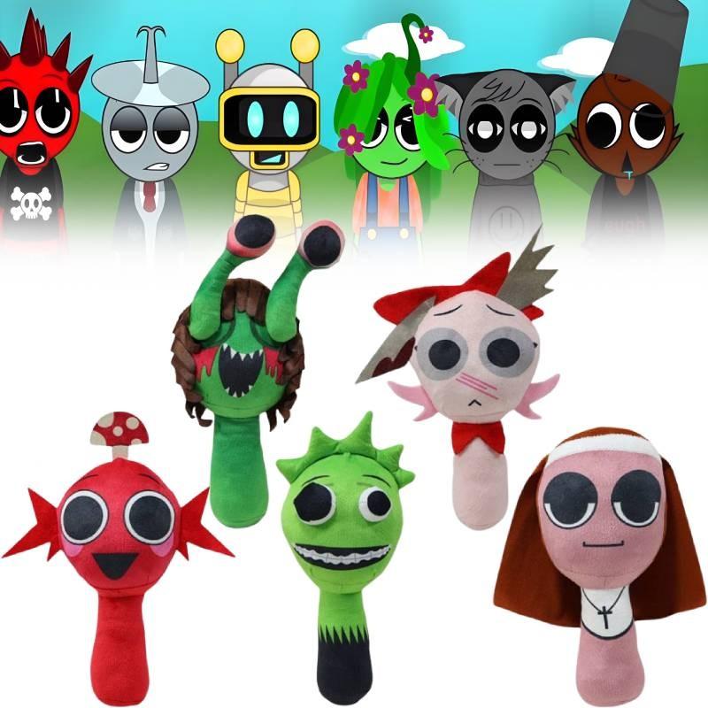 Sprunki Игра Плюшевая Игрушка Мультяшная Мягкая Кукла Подвеска Украшение Подарок Дети