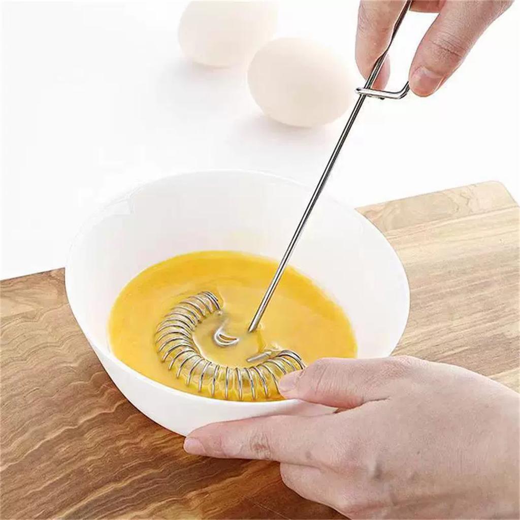 2шт ручка венчик из нержавеющей стали кухонный миксер проволока взбиватель яиц инструмент
