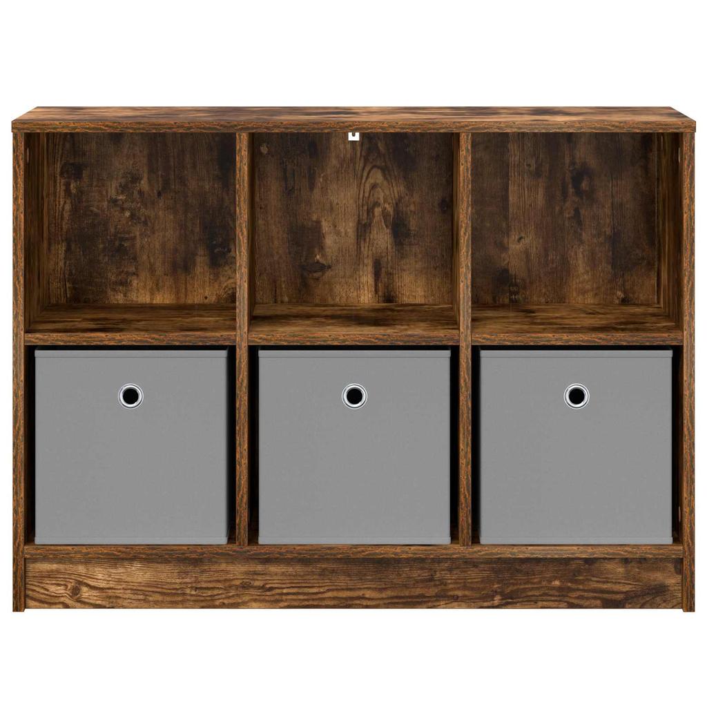 Sideboard Smoked Oak 88.5 x 27.5 x 63.5 cm