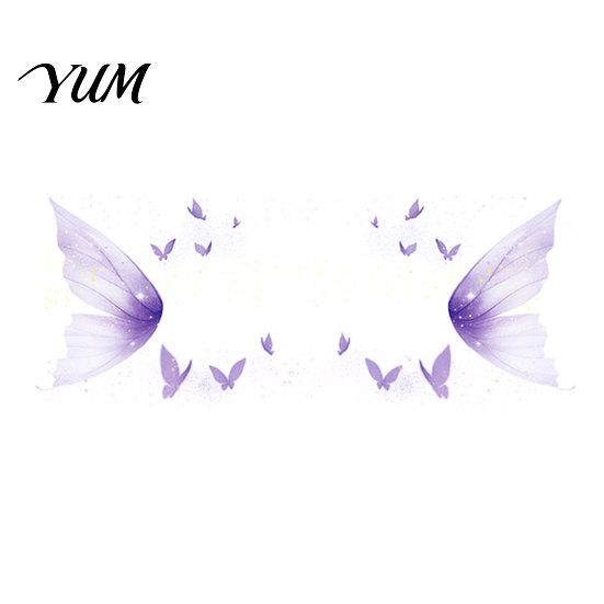 Halloween Face Decoration Glitter Butterfly Stickers, Waterproof Temporary Tattoos for Festival Party Stage Creative Decor Makeup, Easy Application