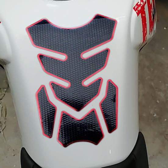 3D наклейка на бензобак мотоцикла, самоклеящаяся, сильная липкость, водонепроницаемая, легко наносится, универсальная защитная наклейка для топливного бака, аксессуары