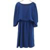 Ray Beams Five-quarter Sleeve Slit Sleeve One Piece 1 Blue Women Used