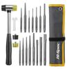 Набор из 19 предметов: пробойник для гвоздей, зубило, конический пробойник, цилиндрический пробойник, конусный пробойник, зубило
