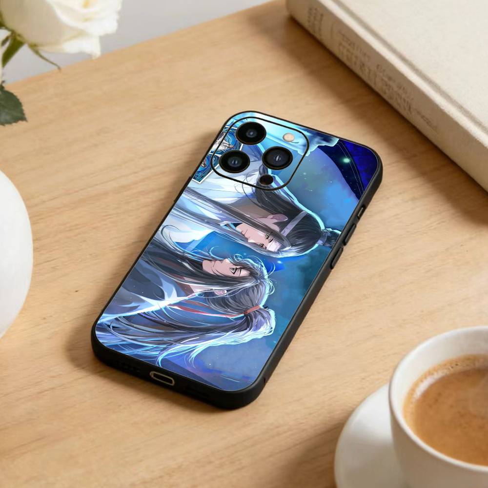 Чехол для телефона 'Грандмастер Демонической Культивации' для iPhone 16, 15, 14, 13, 12, 17, Pro Max, Plus, силиконовый, черный