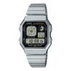 Casio Ретро ЖК-аналоговые цифровые часы-гаджет A-130WE-1ADF