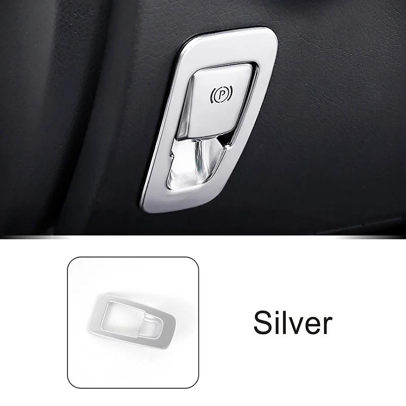 Auto Electronic Handbrake Button Frame Cover Trim Sticker For Mercedes Benz C E Class W205 W213 GLC X253 2015-2018 Car Accessory