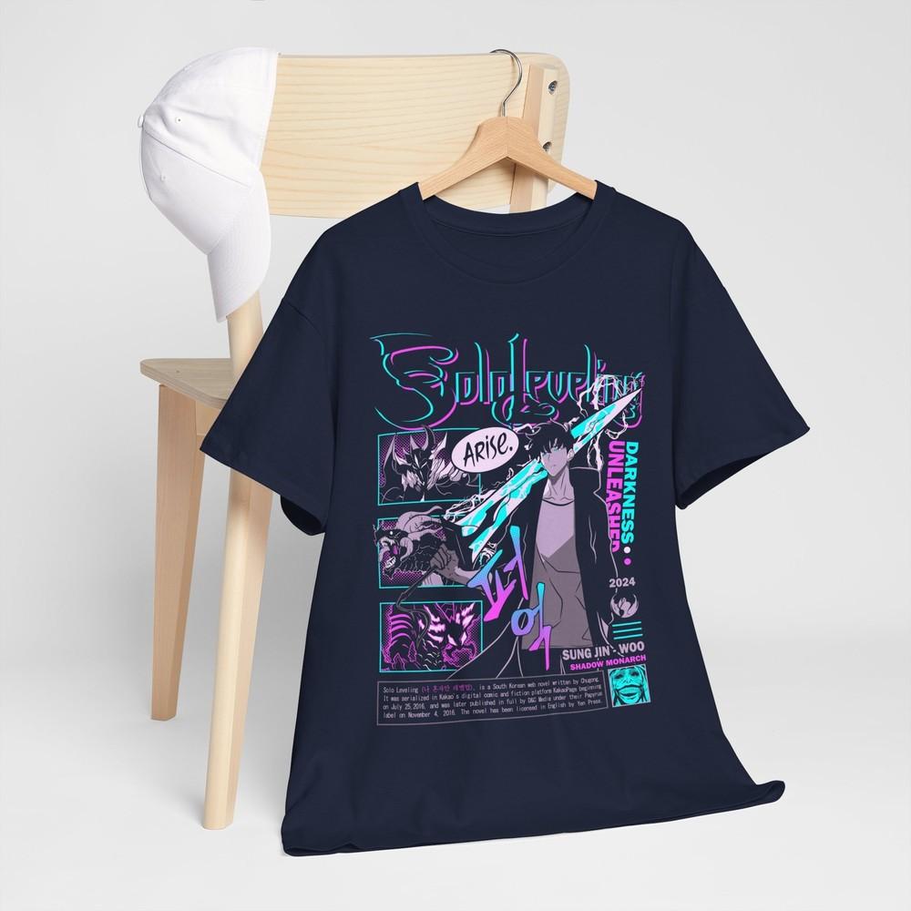 Solo Shirt Leveling Shirt Sung Jinwoo Liu Zhigang Anime Jonas Reiji Shirt Sell