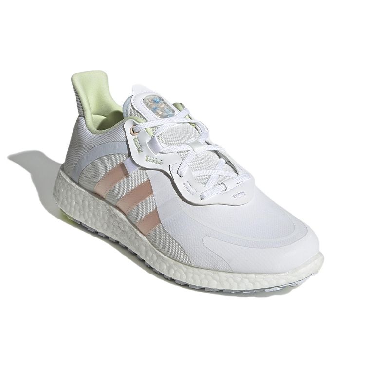 adidas Jelly Boost Универсальная Удобная Ткань Прочные Дышащие Низкие Повседневные Кроссовки для Бега Женские кроссовки Белые GX4141