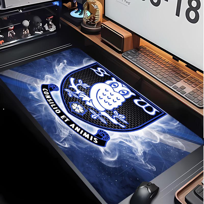 Sheffield Wednesday Football Pattern Mouse Pad Non?Slip Rubber Base Gaming Mousepad For Desk Office Home
