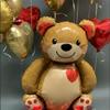 Love Heart Bear Foil Balloons Happy Birthday Valentine’s Day Party Decor Air Helium Globos Wedding Decorations Kids Toys Balloon KTY