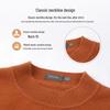 SHANSHAN Men's 100% Cashmere Half-Turtleneck Sweater