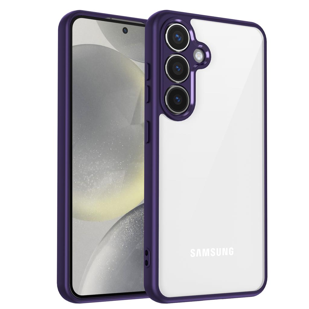 Прозрачный противоударный чехол Armor для Samsung S26 S24 S25 S23 S22 Ultra FE A17 A56 A36 A55 A54 A53 A14 A35 A34 A16 A15 M55 M54 M35Крышка