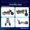 Transforming Robot Motorcycle Toy Movable Joints Educational Transformable Motorbike Deformation Robot Model Toddlers Boys Birthday