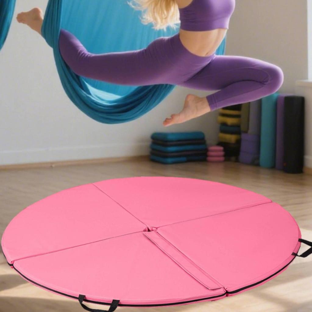 Толстый мат для приземления в Pole Dance с ручками для гимнастов