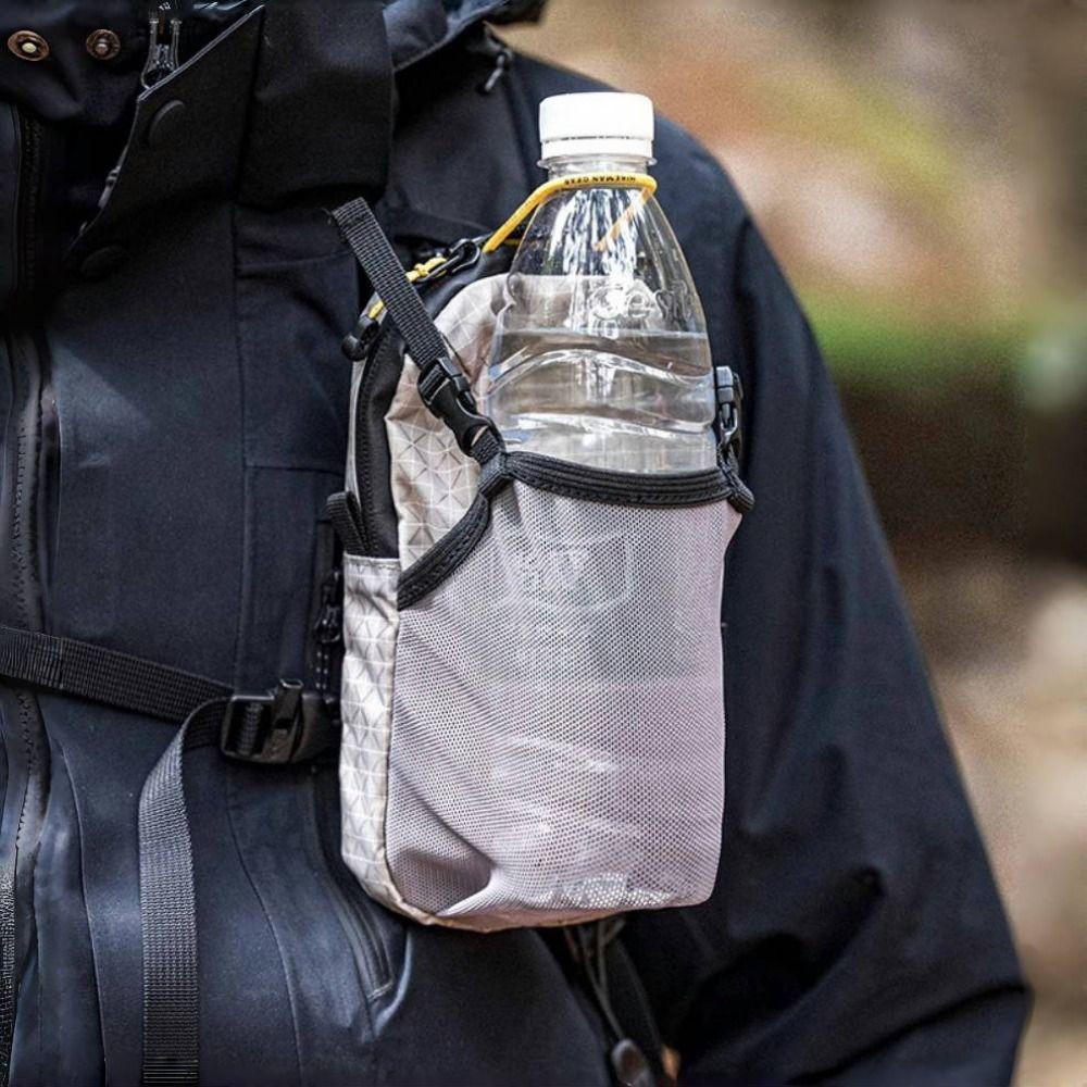 Backpack Expansion Water Bottle Holder Bag Quick-Adjust Strap Phone Waist Pack Phone Accessories