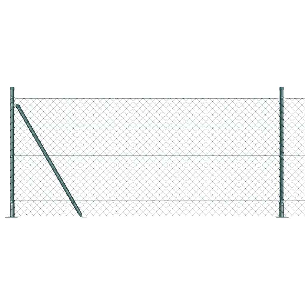 Welded Wire Fence with Concrete Foundation 10 x 0.8 m (W x H)